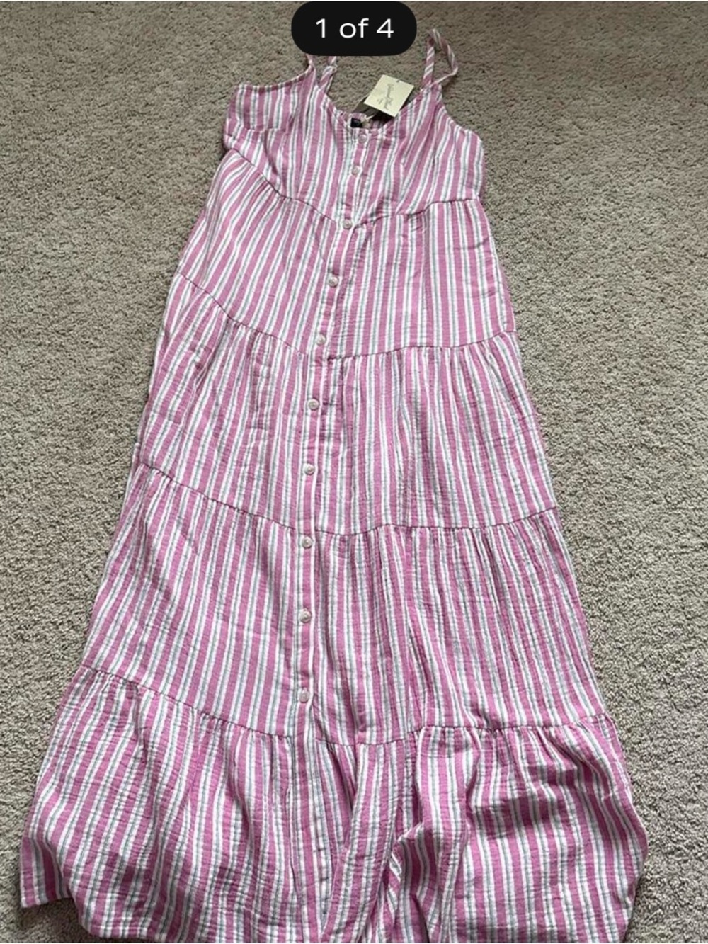 Universal Thread Striped Maxi Sundress